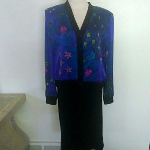 2 piece St. John Collection silk & wool knit suit